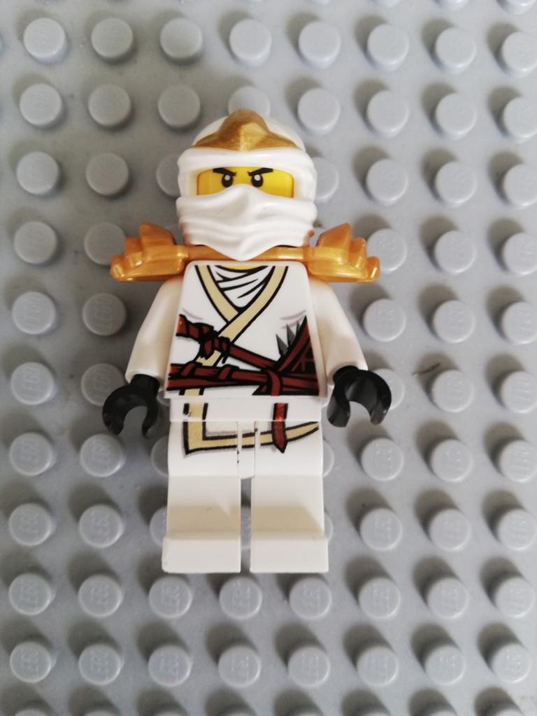 Lego Ninjago minifiguur Zane ZX, Lego, Ophalen of Verzenden, Zo goed als nieuw, Minifiguur