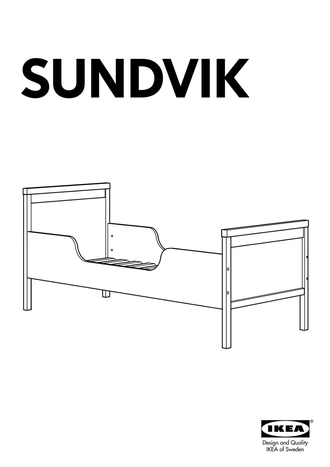IKEA Sundvik kinderbed 160*70 cm, Gebruikt, 70 tot 85 cm, 160 tot 180 cm, Ophalen