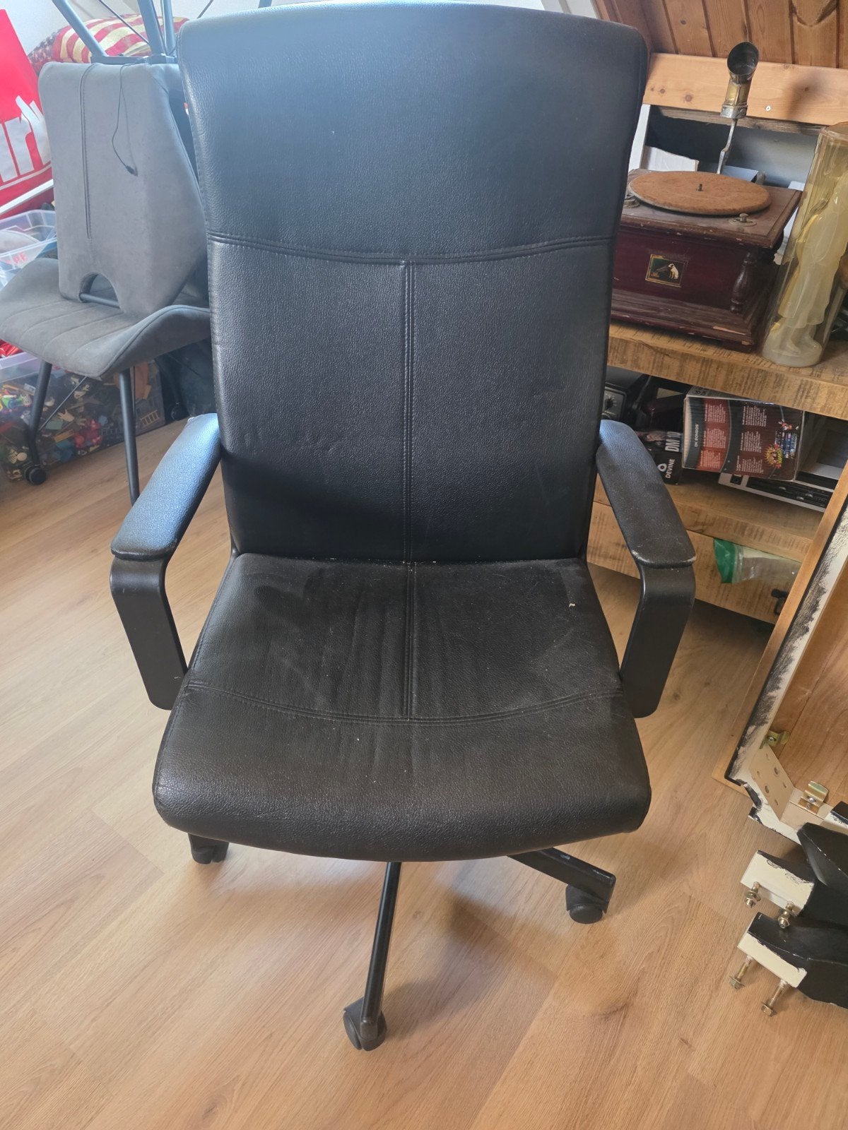 Bureau stoel, Ophalen, Zwart