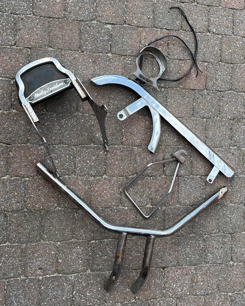 Harley sportster XL, EVO onderdelen begin jaren '90, Ophalen