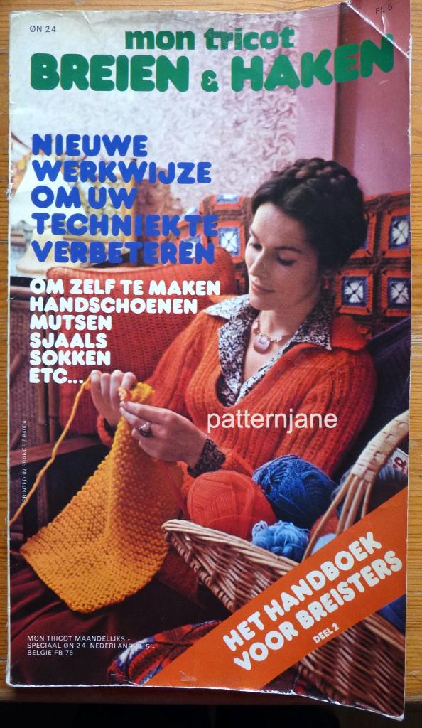 Mon tricot breien en haken - handboek nr. 2 / Nummer 22, Verzenden, Gebruikt, Breien of Haken, Patroon of Boek