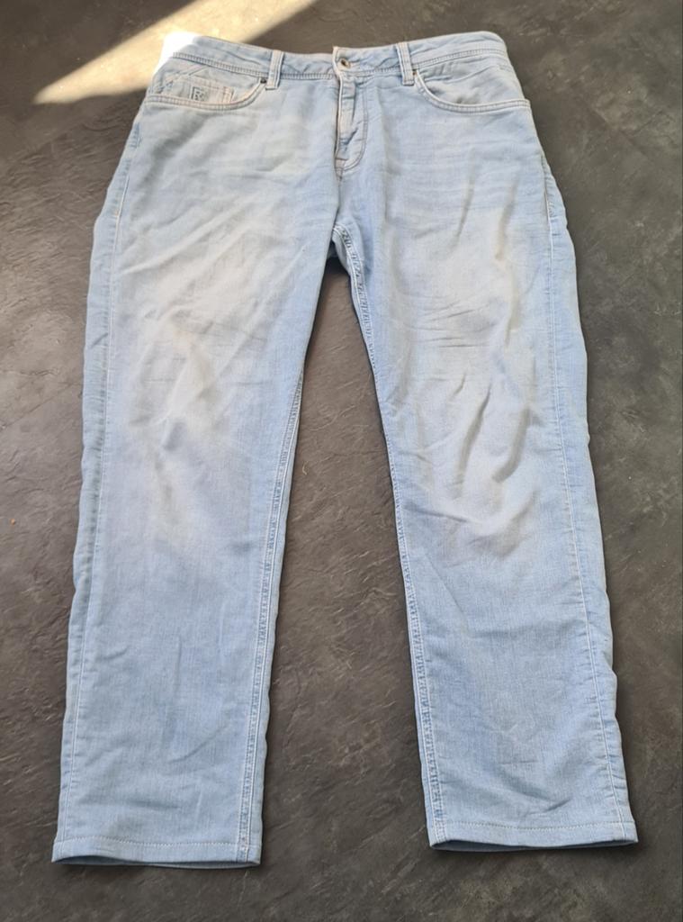 Refill Lucas Slim Fit 33/32 Jeans / spijkerbroek lichtblauw, Blauw, Refill, Ophalen of Verzenden, W33 - W34 (confectie 48/50)