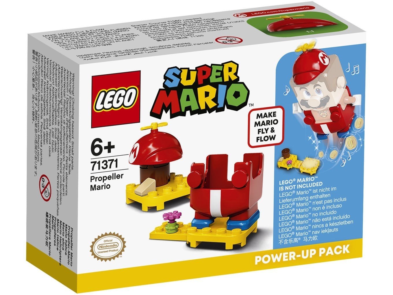 LEGO 71371 Propeller Mario (Power-Up, Sealed, Super Mario), Compleet, Overige thema's, Lego, Nieuw