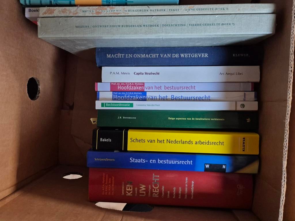 Rechtenboeken – kennis voor een habbekrats, Ophalen of Verzenden, Gelezen