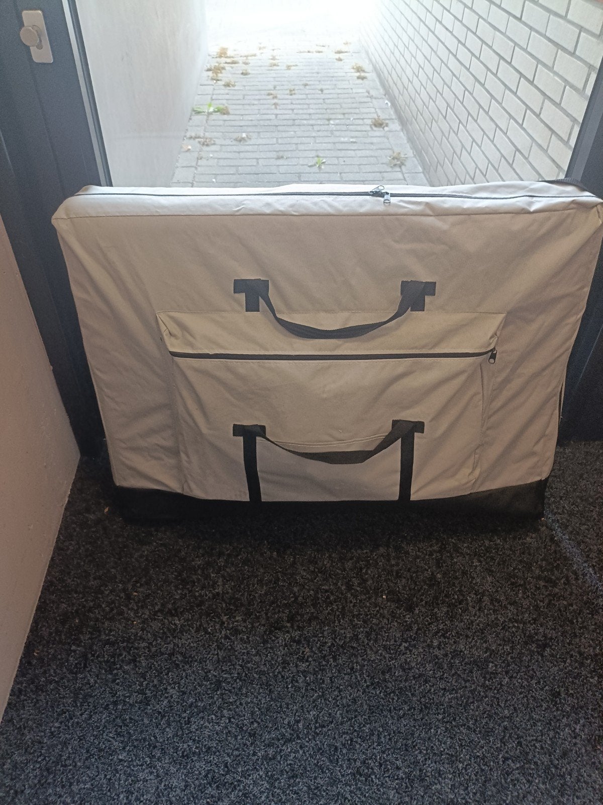 inklapbare massage tafel. in draagzak., Sport en Fitness, Ophalen, Zo goed als nieuw, Massagetafel