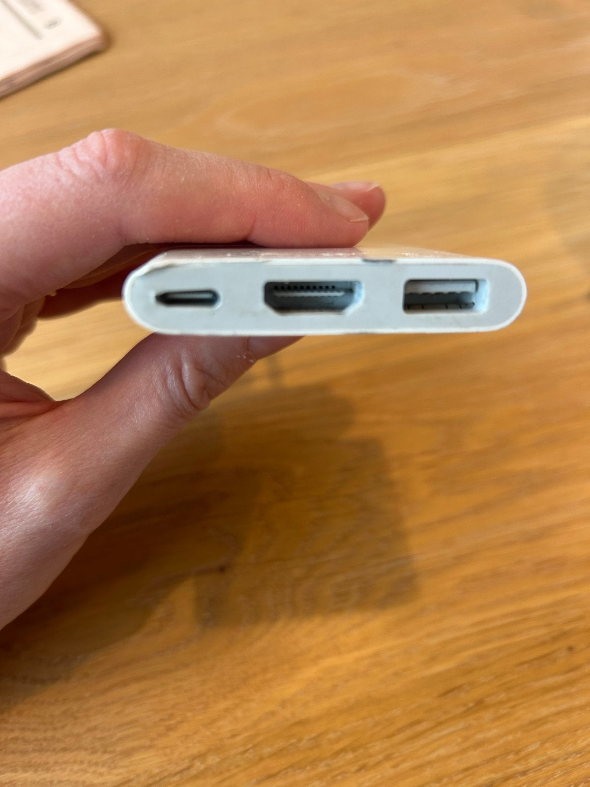 Originele Apple USB-C Digital AV Multiport Adapter, Ophalen of Verzenden, Gebruikt, HDMI-kabel