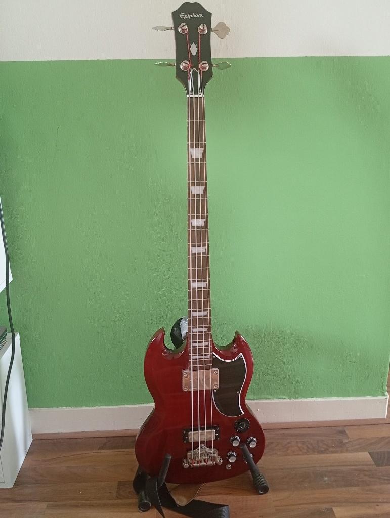 Epiphone EB-3 SG Elektrische Basgitaar, Ophalen, Gebruikt, Elektrisch