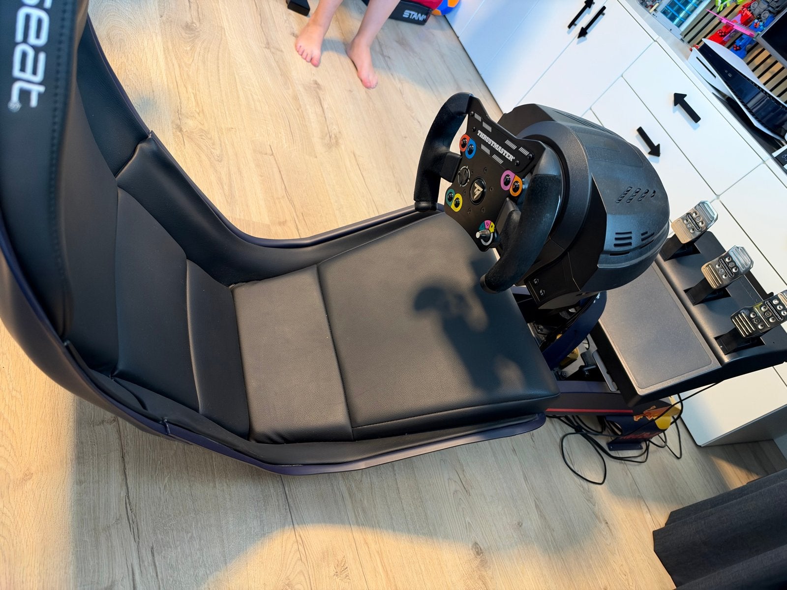 Playseat Red Bull Racing F1 + Thrustmaster T300RS GT PS5, Ophalen, Zo goed als nieuw