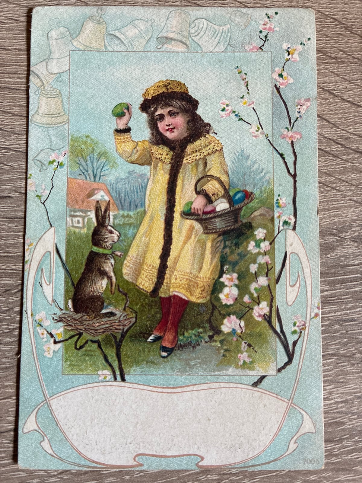 Antieke ansichtkaart Pasen H. Matto de Ossekop Amsterdam, Verzamelen, Ophalen of Verzenden, Voor 1920, Ongelopen, Noord-Holland