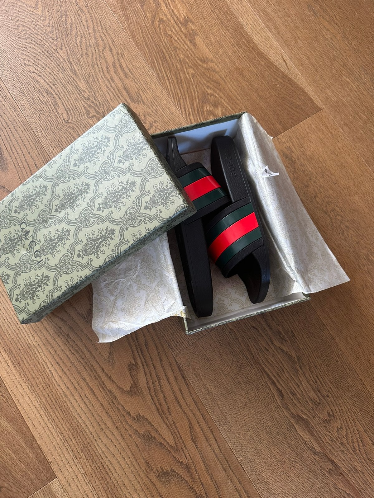Gucci slides, Kleding | Heren, Schoenen, Ophalen of Verzenden, Zwart