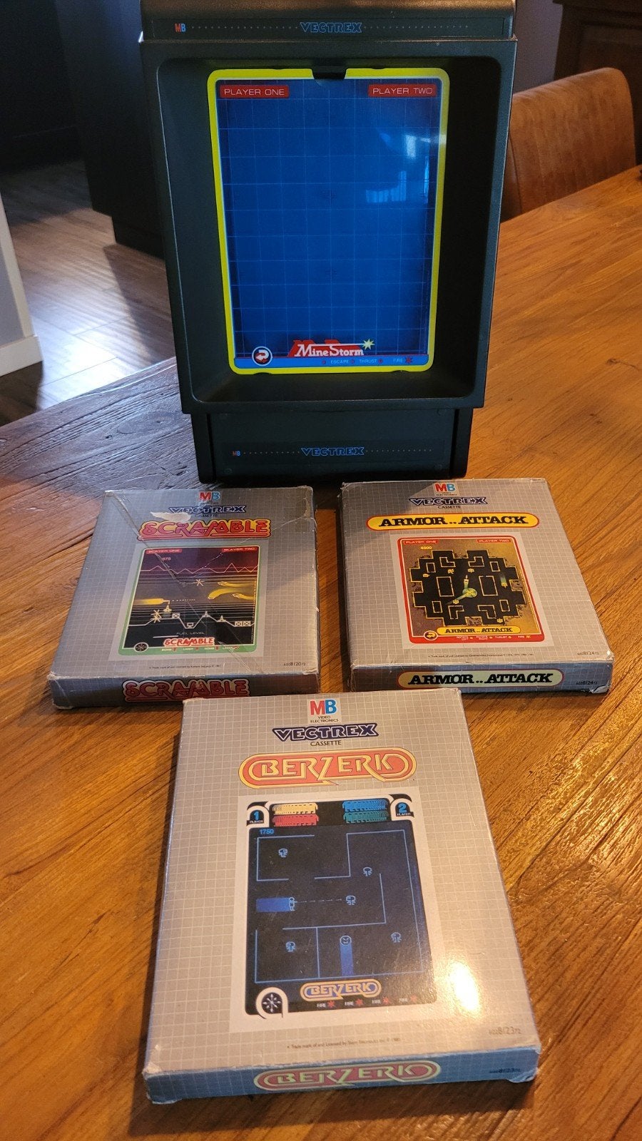 Vectrex uit 1982 - Klassieke Console met Spellen, Spelcomputers en Games, Ophalen of Verzenden, Gebruikt