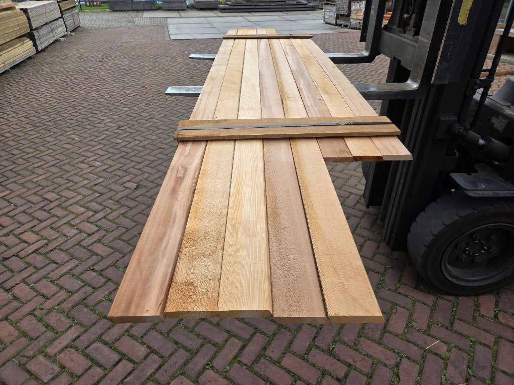 Red Cedar Rhombus profiel 1.8x8.5 cm  - nr: RC117, Ophalen, Nieuw, 180 tot 250 cm, Planken
