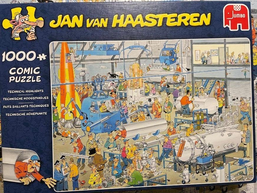 Jan van Haasteren - Technische hoogstandjes, Ophalen, 500 t/m 1500 stukjes, Zo goed als nieuw