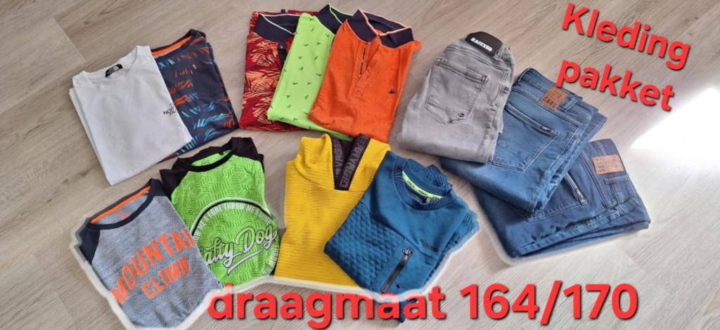 Kledingpakket jongens maat 164/170 - Zo goed als nieuw, Ophalen, Zo goed als nieuw