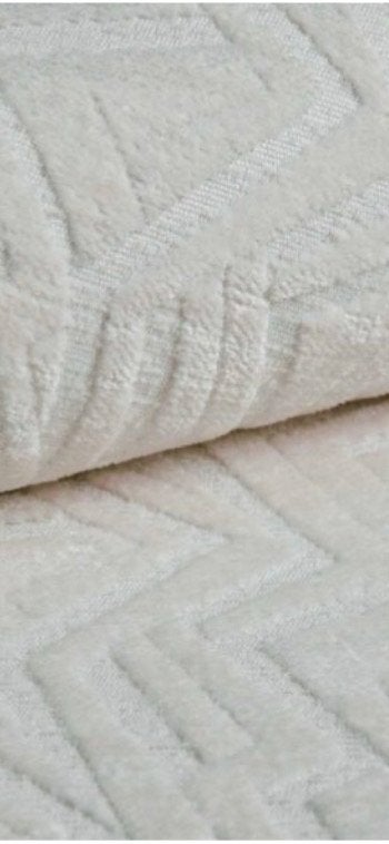 Meubelstof velours ivoor, Hobby en Vrije tijd, Stoffen en Lappen, 120 cm of meer, Ophalen of Verzenden, Polyester, Nieuw