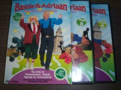 Bassie en Adriaan Op Reis door Europa 2-dvd box deel 3 zgan, Avontuur, Verzenden, Alle leeftijden, Nederlands
