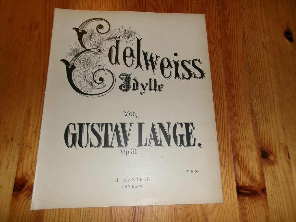Gustav lange 3, Gebruikt, Ophalen of Verzenden, Artiest of Componist, Piano