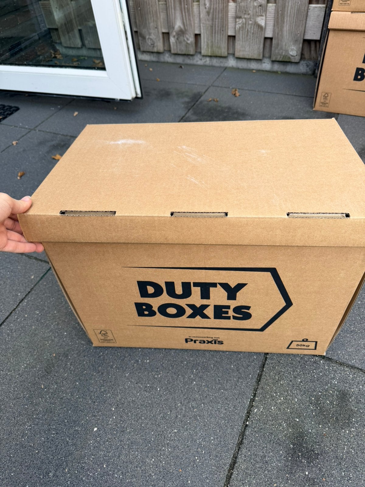 3x verhuisdoos voor glazen, Ophalen, Doos, Minder dan 35 cm, Zo goed als nieuw
