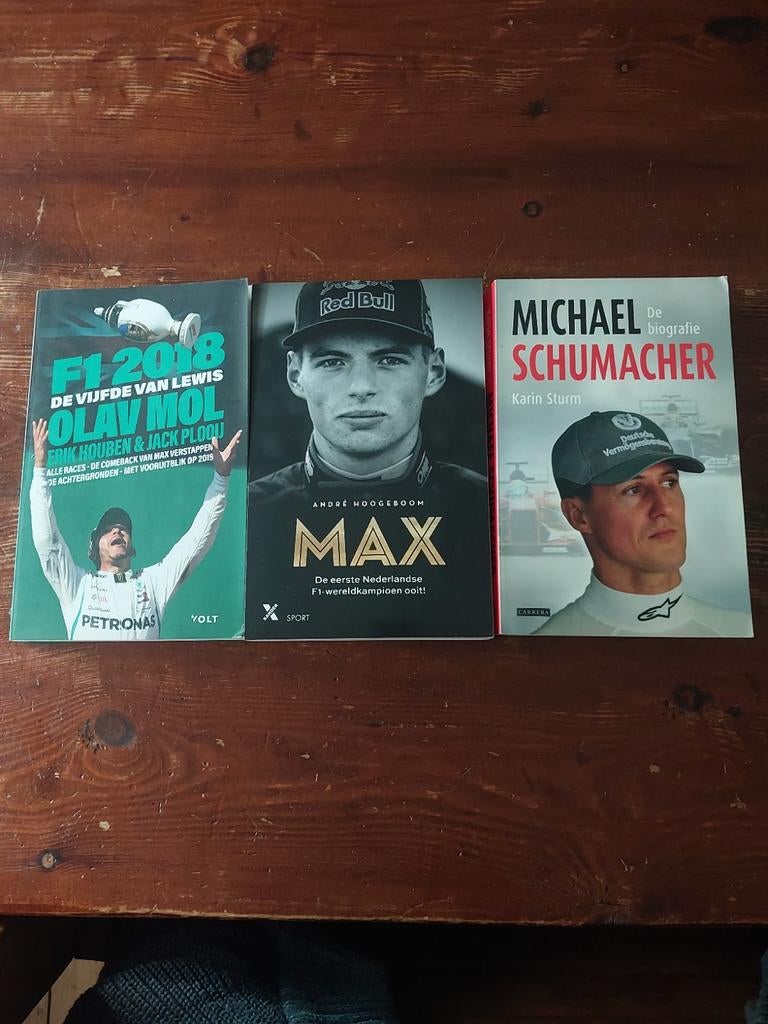 3 Formule 1 boeken, Boeken, Auto's | Boeken, Ophalen of Verzenden, Zo goed als nieuw, Algemeen
