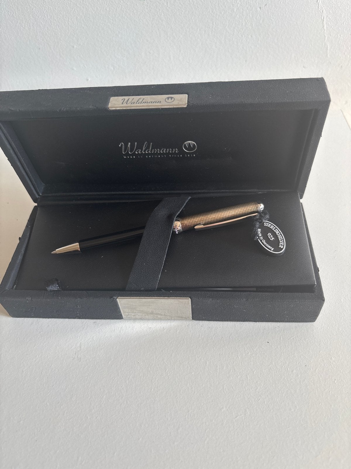 Waldmann Balpen Sterling Zilver 925 met Doosje, Verzamelen, Overige merken, Balpen, Met doosje, Ophalen of Verzenden