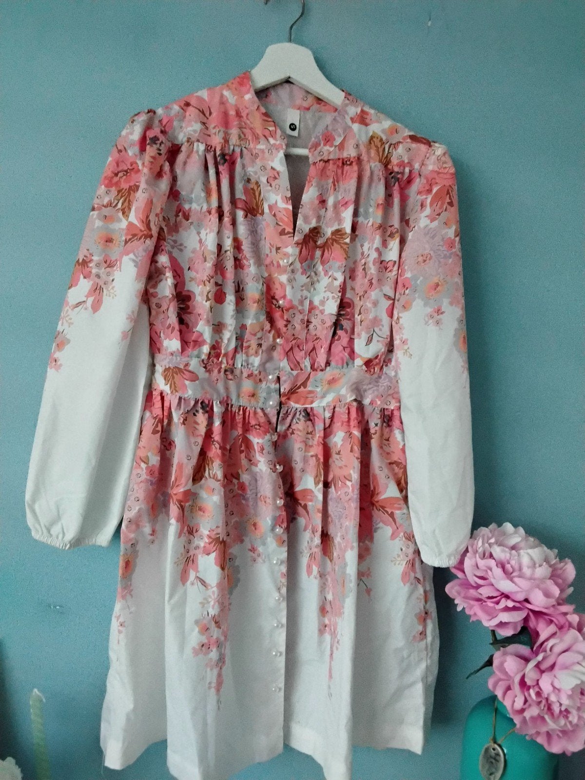Prachtige nieuwe jurk in maat M  oksel tot oksel 45 cm, Kleding | Dames, Maat 38/40 (M), Verzenden, Paars, Nieuw