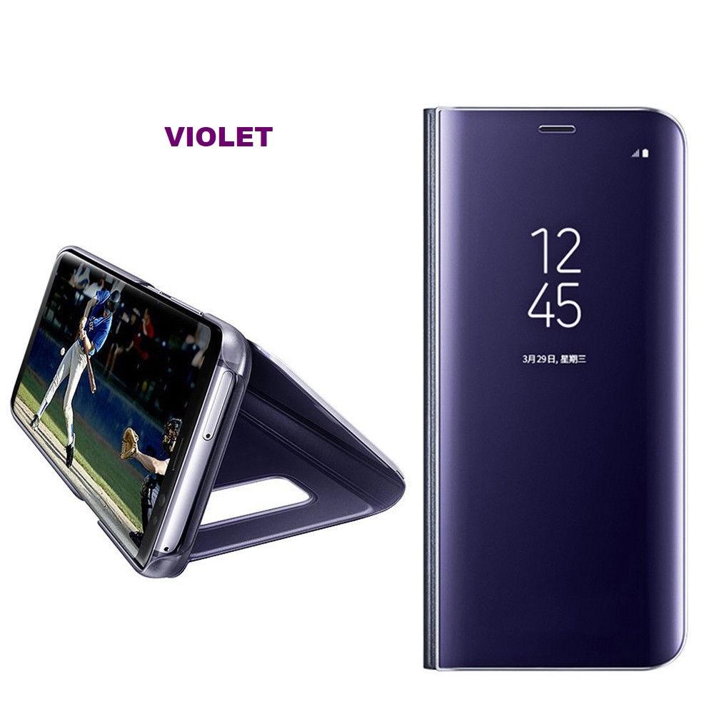 Clear View Stand Cover Set voor de Galaxy S7 _ Violet, Verzenden, Nieuw, Hoesje of Tasje