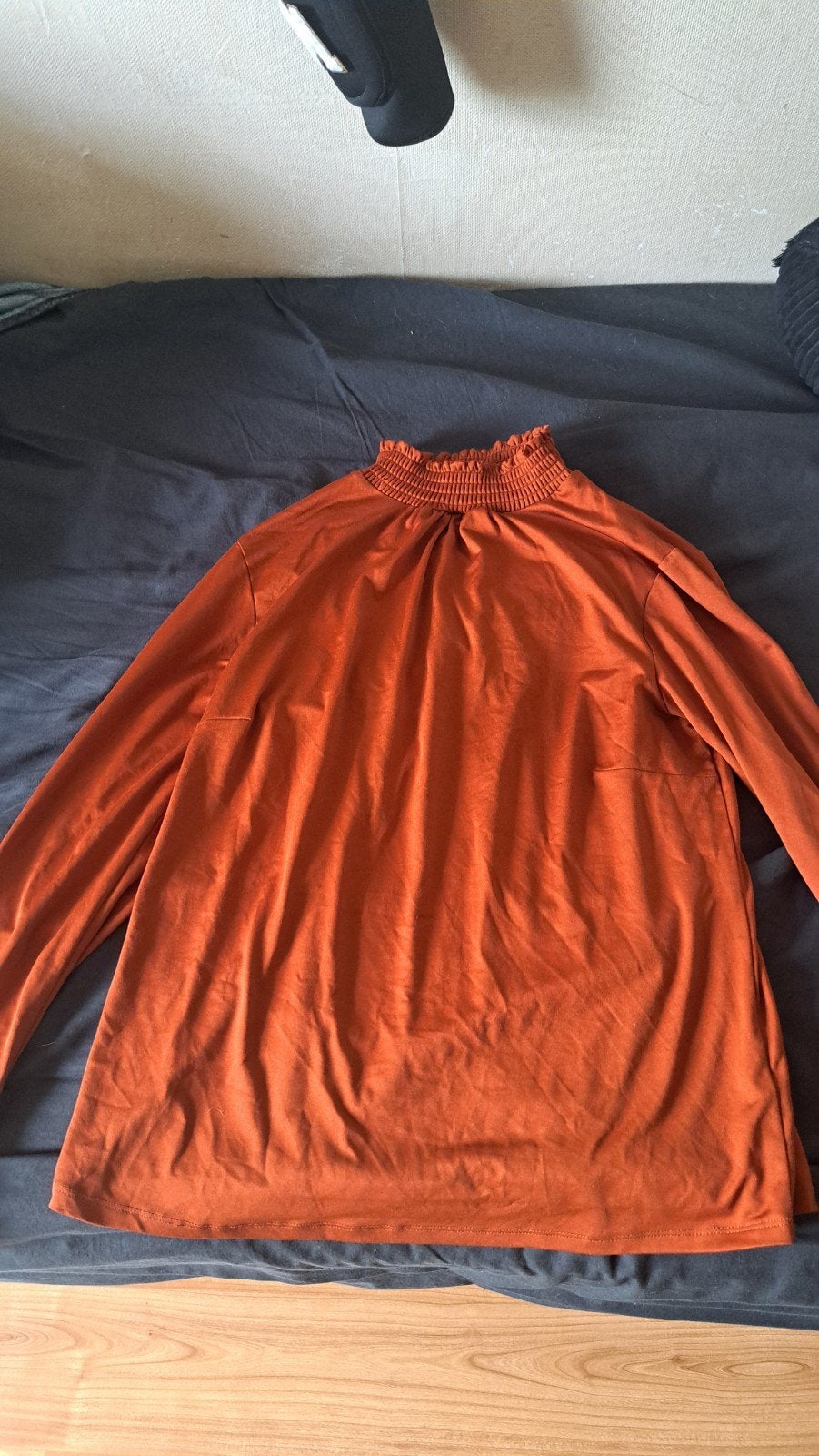 Oranje coltrui met lange mouwen, Oranje, Onbekend, Lange mouw, Gedragen
