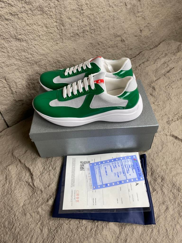 Prada American Cups Groen – 39-46 Op Voorraad, Kleding | Heren, Schoenen, Ophalen of Verzenden, Sneakers of Gympen
