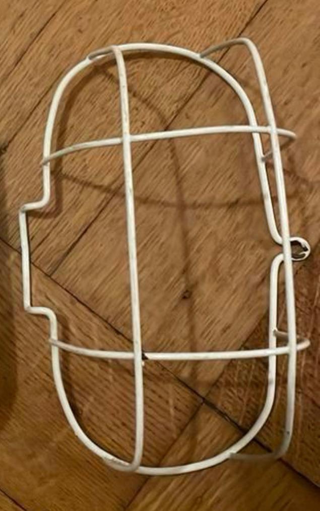 Bullseye ovaal wandlamp lamp glas en venster bescherming rek, Ophalen of Verzenden, Zo goed als nieuw