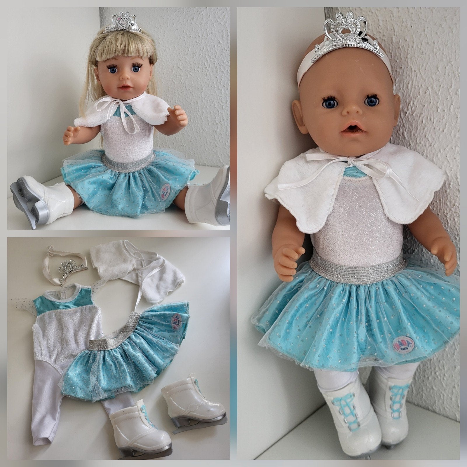 Baby Born kleertjes 5 delige DeLuxe Schaats set Babyborn.

A, Ophalen of Verzenden, Zo goed als nieuw, Babypop