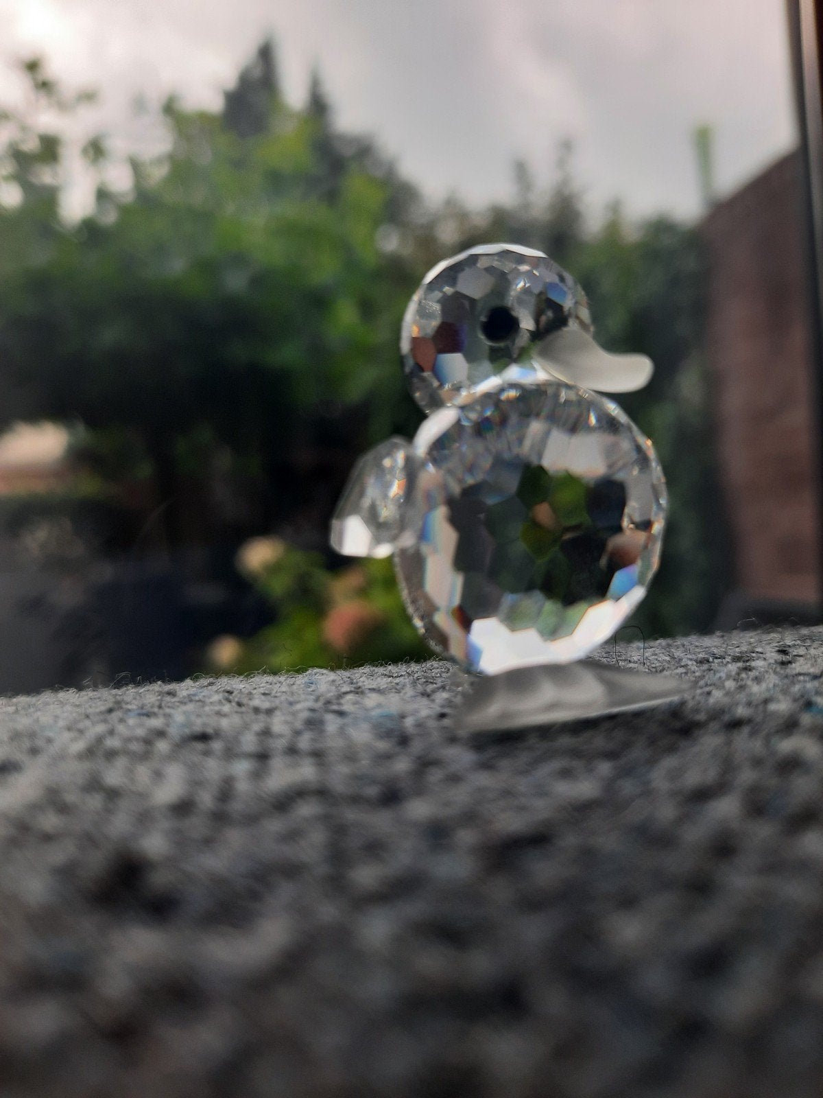 Swarovski kristallen eendje - Zo goed als nieuw, Verzamelen, Ophalen of Verzenden, Zo goed als nieuw, Figuurtje