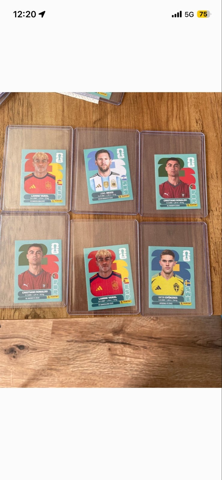 Panini WK 2026 Voetbal Spelerskaarten, Ophalen of Verzenden, Zo goed als nieuw, Buitenlandse clubs, Spelerskaart