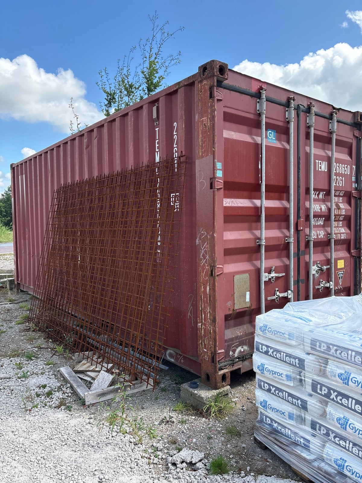 Opslagcontainers (rood en/ of blauw), Ophalen, Gebruikt