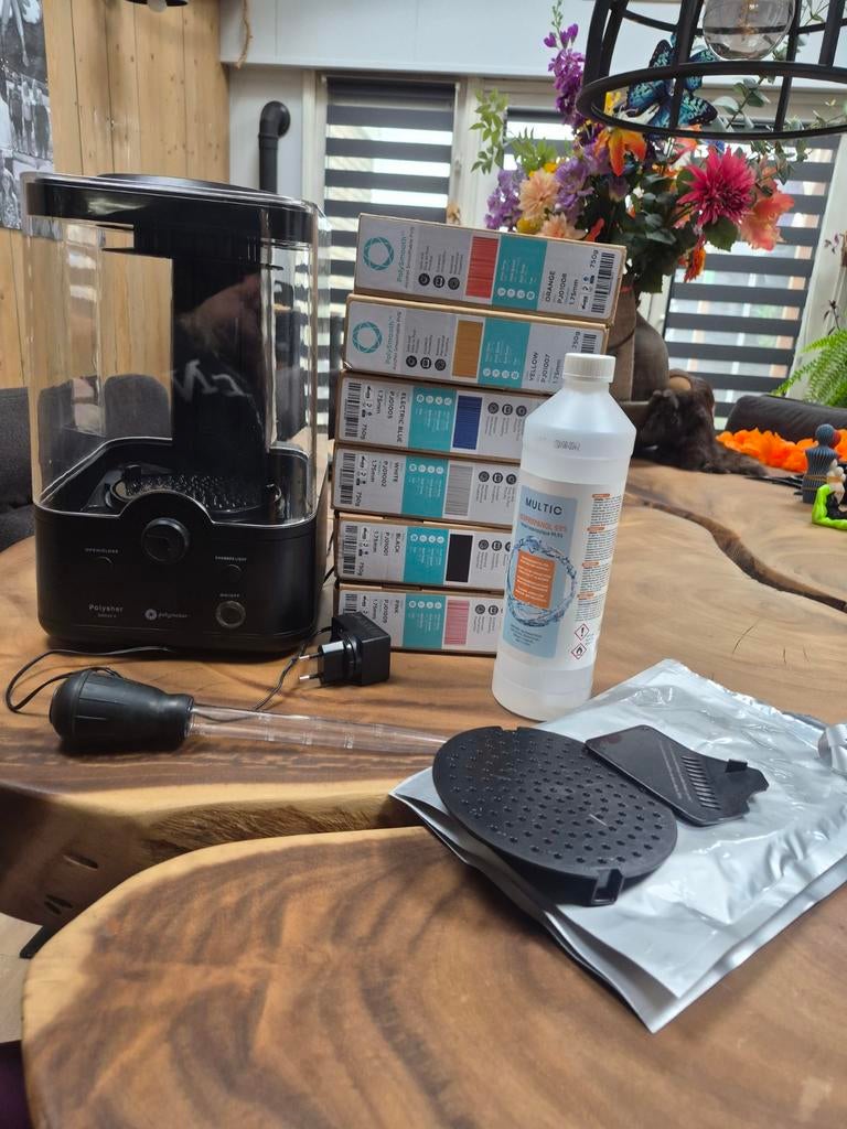 Polysher 3D printer post-processing unit met filament, Computers en Software, 3D Printers, Ophalen of Verzenden, Zo goed als nieuw