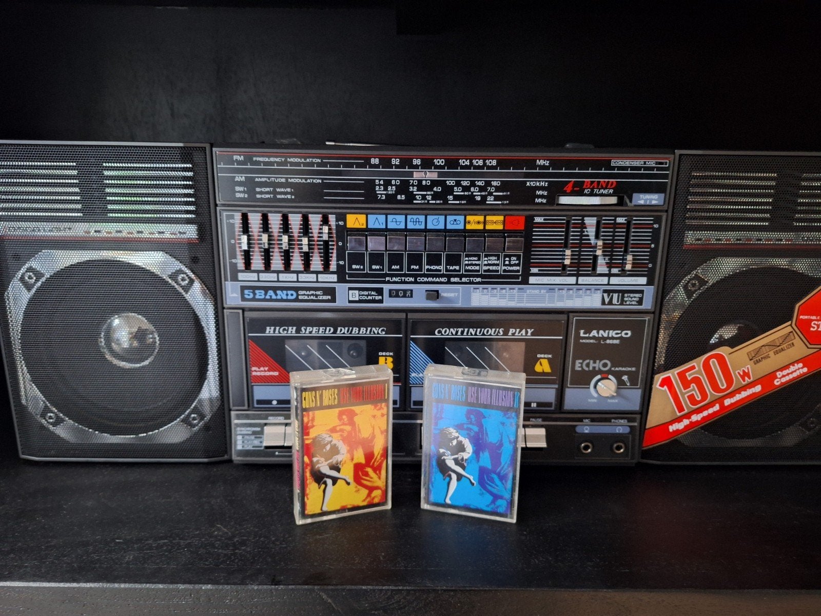 Guns N' Roses - Use Your Illusion I & II Cassettebandjes, Gebruikt, 2 t/m 25 bandjes, Ophalen of Verzenden, Origineel