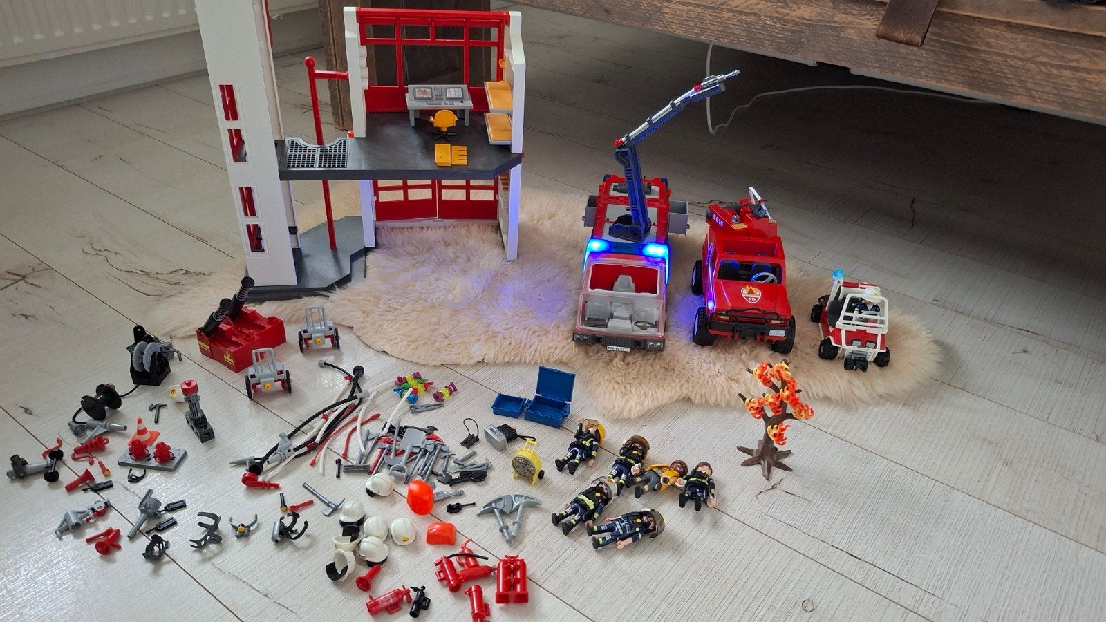 Groot brandweer playmobil set!!!!, Ophalen of Verzenden, Gebruikt