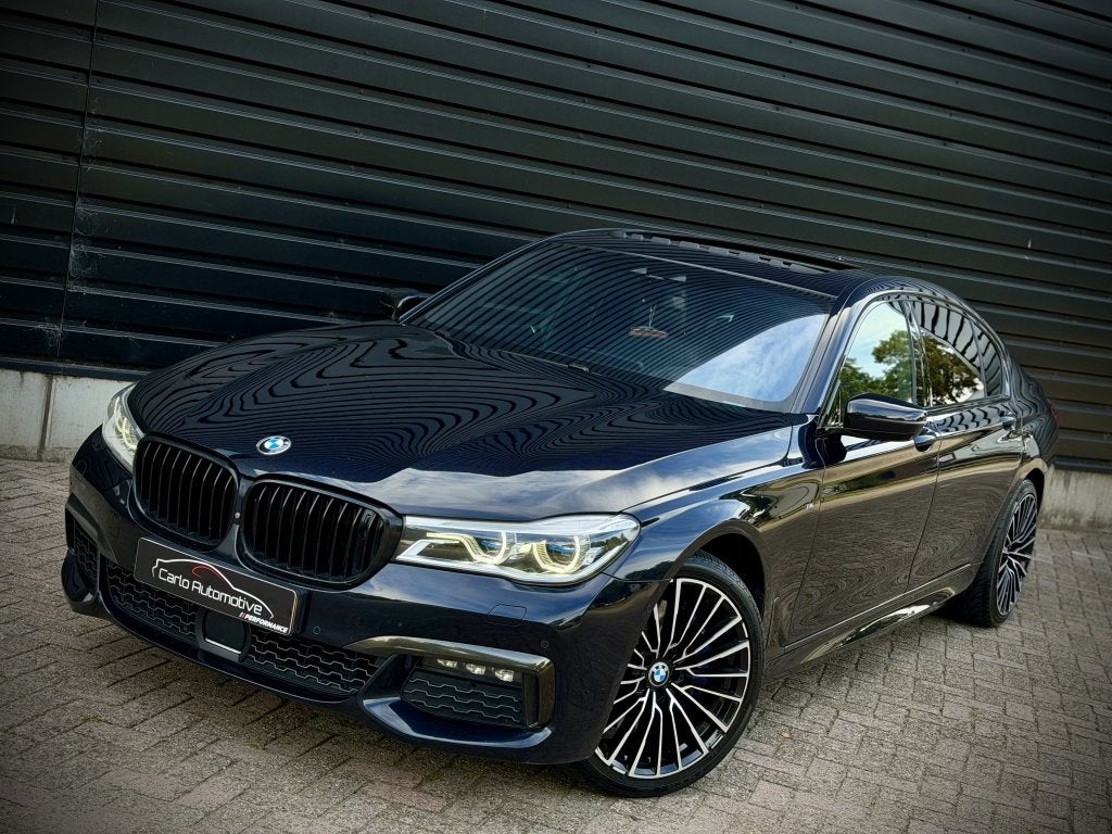 BMW 7 Serie 750Li xDrive LANG VIP|DAK|LASER|3X TV|MASSAGE VO, Auto's, Automaat, Gebruikt, Zwart, Leder