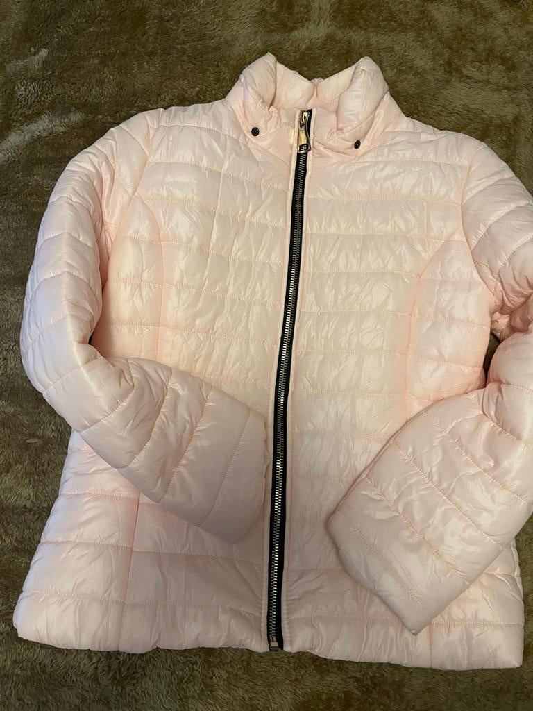 Stijlvolle Rode Leren Jas - Maat L, Kleding | Dames, Jassen | Zomer, Zo goed als nieuw, Maat 42/44 (L), Rood, Ophalen of Verzenden
