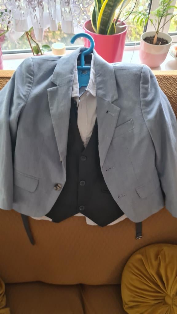 Colbert overhemd maat 104, Overhemd of Blouse, Ophalen of Verzenden, Zo goed als nieuw, Onbekend