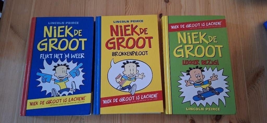 Niek de Groot 3x, Gelezen, Ophalen of Verzenden, Lincoln Peirce, Fictie