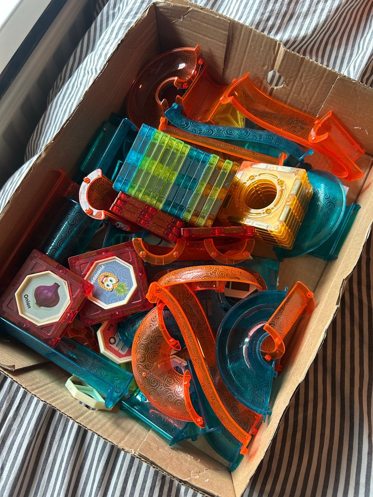 Magnetische tegels glijbaan set, Ophalen, Gebruikt, Jongen of Meisje