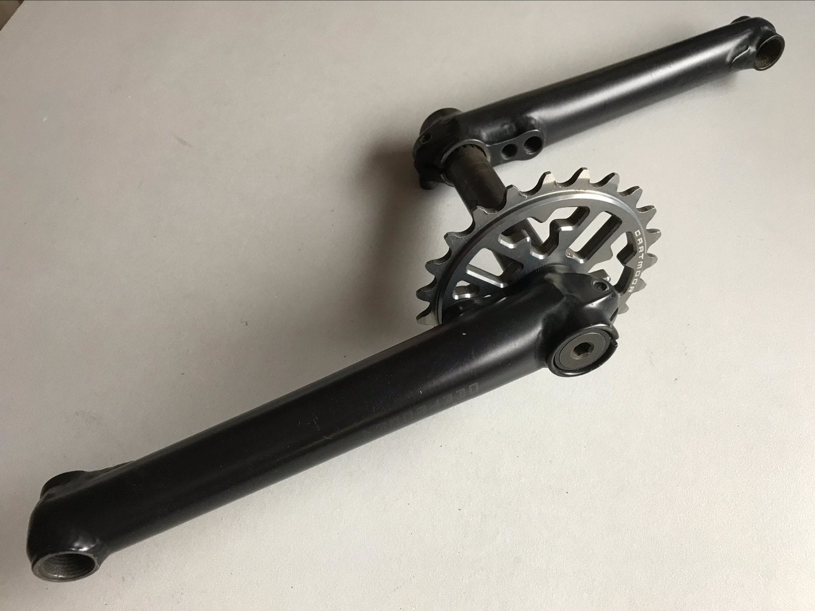 Dartmoor Keipo crankstel cranks en Trance tandwiel sprocket, Crankstel of Pedalen, Staal, Ophalen of Verzenden, Cube Mongoose GT leaf cycles