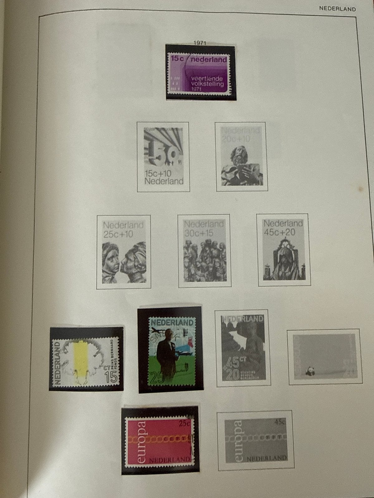 Verzameling Nederlandse postzegels 1971-1982, Postzegels en Munten, Ophalen of Verzenden, Na 1940, Gestempeld