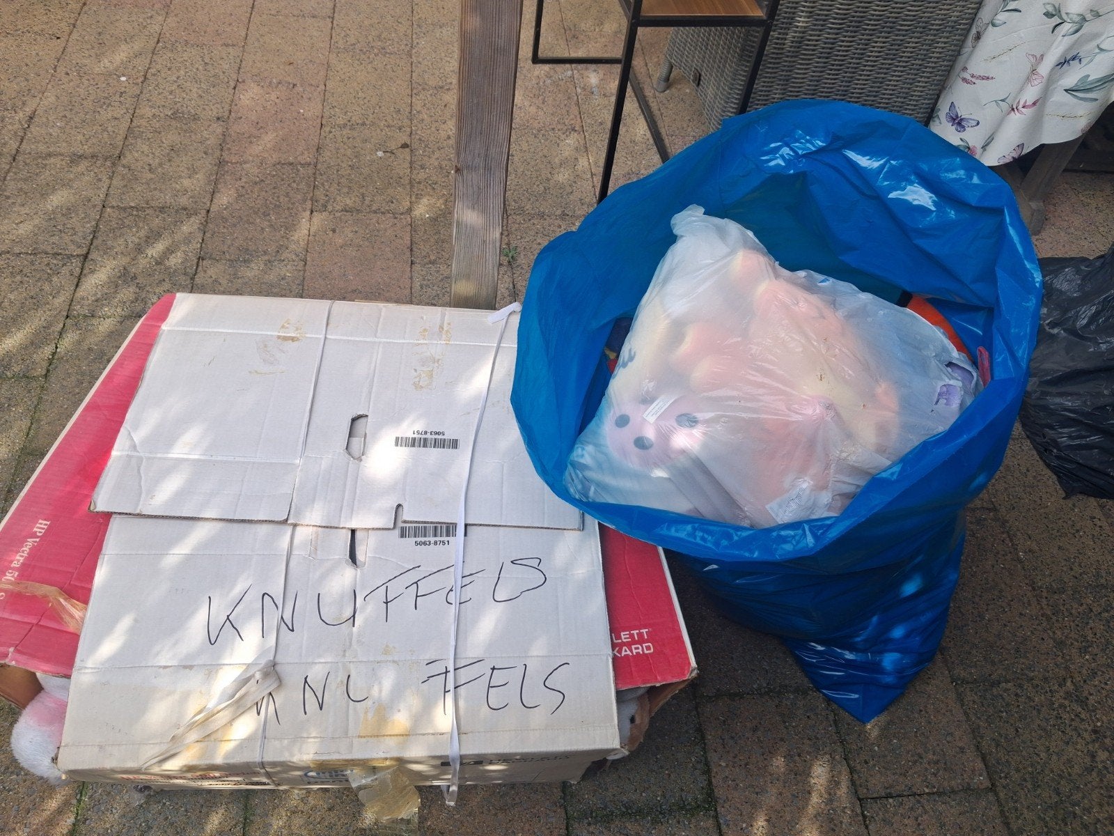 knuffels, Ophalen, Overige typen