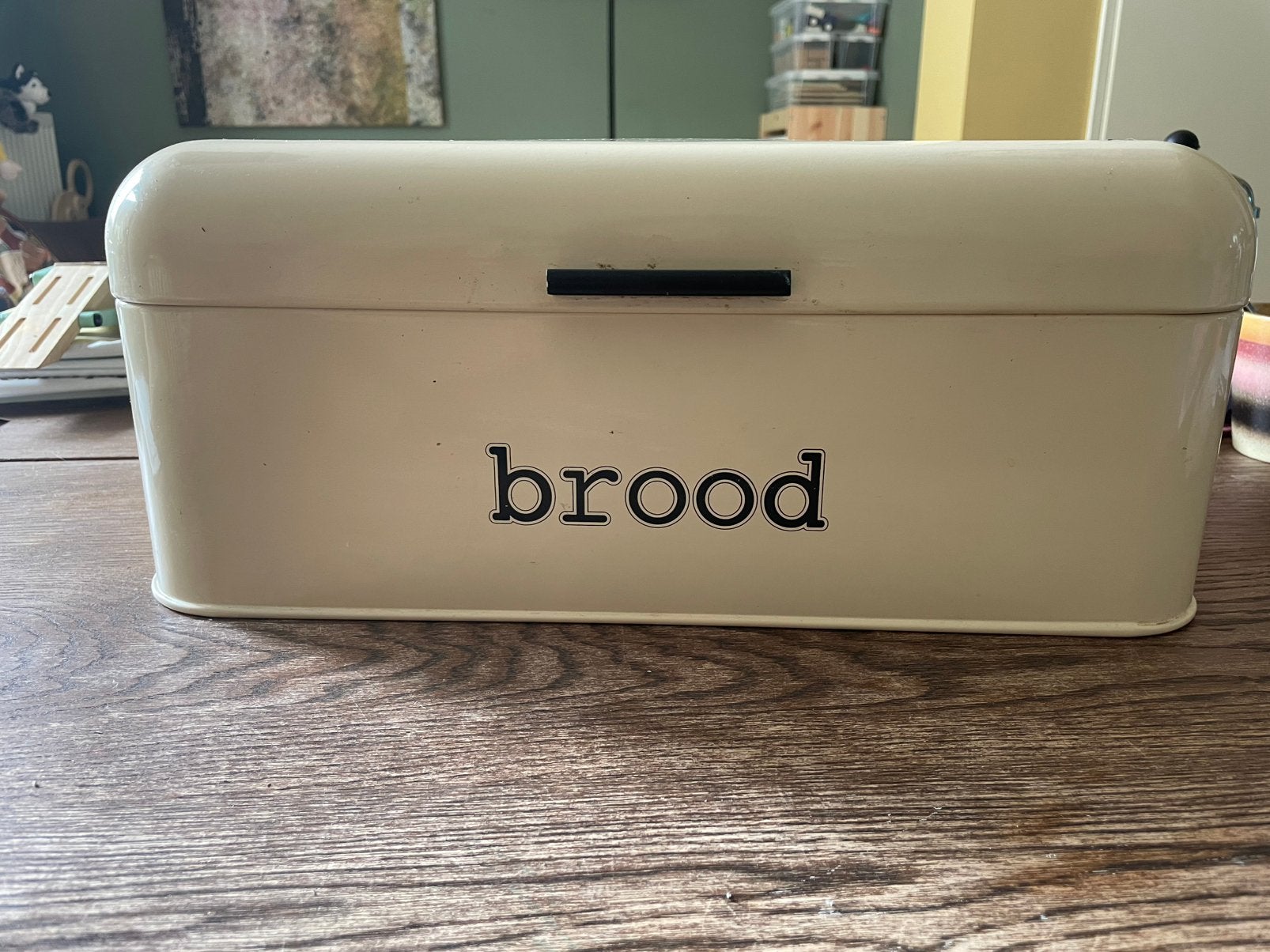 Vintage broodblik, Antiek en Kunst, Ophalen