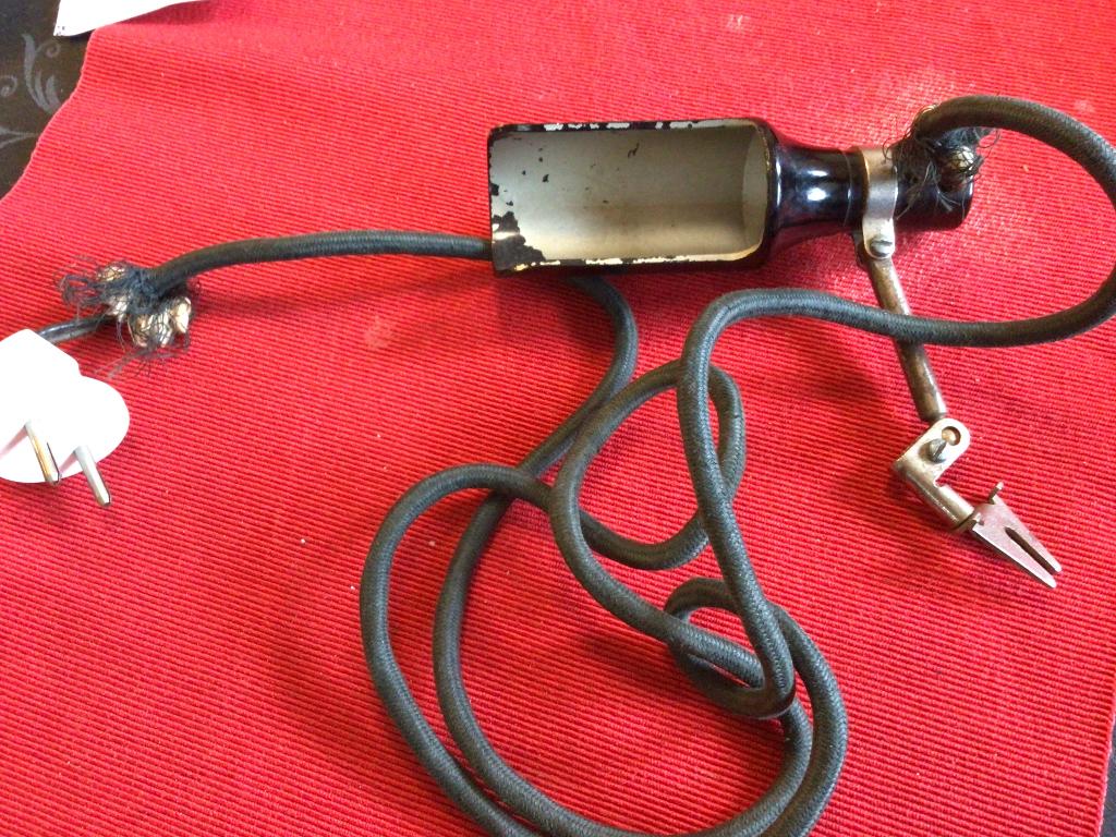 Antiek pianolampje, Ophalen of Verzenden, Gebruikt, Minder dan 50 cm