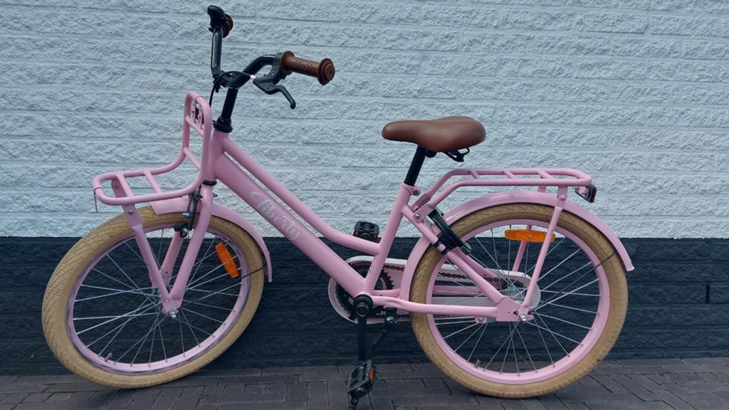 20 inch meisjesfiets roze, Ophalen, Zo goed als nieuw, 20 inch of meer