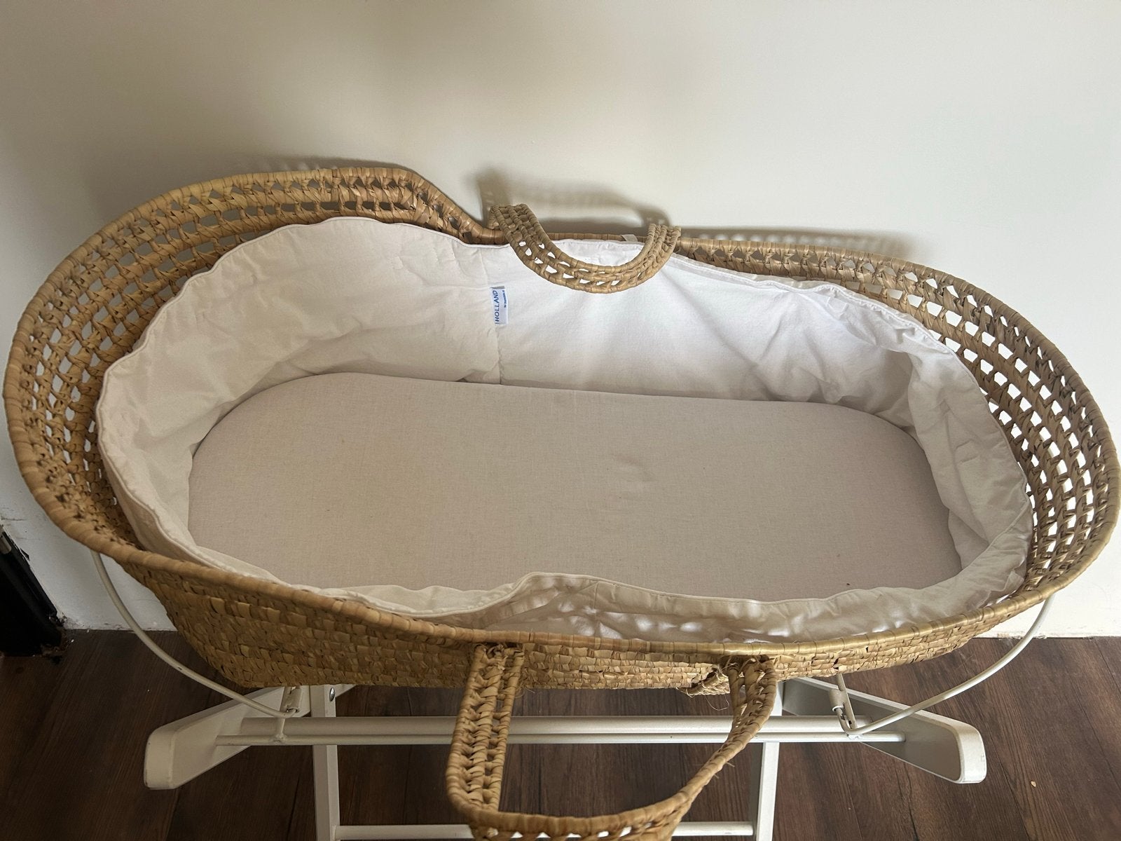 Mozes wieg met onderstel - ook als carrier mee te nemen, Kinderen en Baby's, Babywiegjes en Ledikanten, Ophalen of Verzenden, Gebruikt
