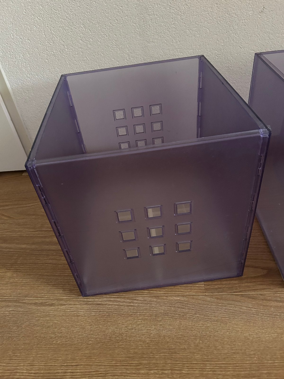 IKEA Lekman opbergbakken (4x) - transparant, Ophalen, Gebruikt, Kunststof, Modern