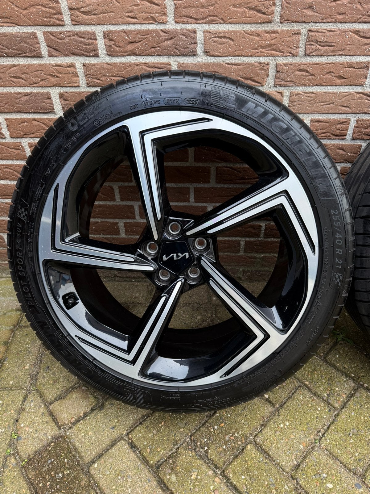 Origineel KIA 21 inch Haenam velgen voor EV6, Ophalen, Gebruikt, 255 mm, Banden en Velgen